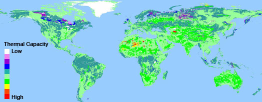 Soil thermal capacity